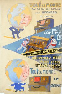 Affiche Atelier - Pianos Daudé