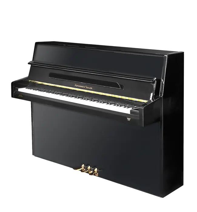 Piano Droit Johannes Seiler 110 Modern AD-Silent Noir
