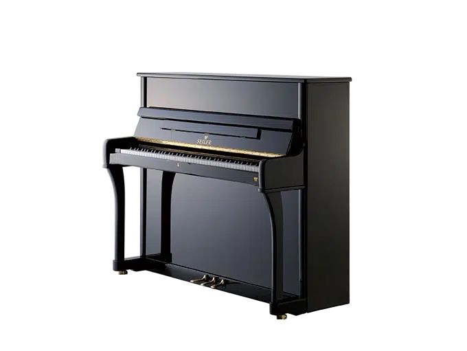 Pianos droits acoustiques Johannes Seiler 122 Konsole Noir