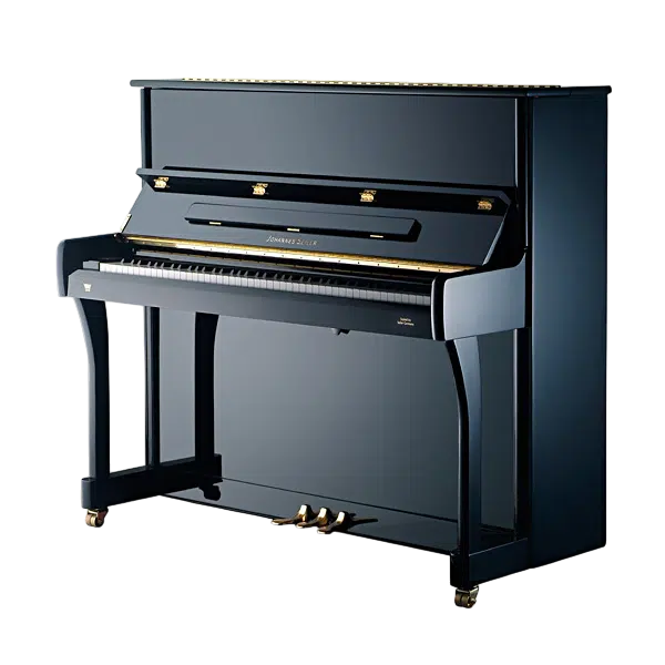 Pianos droits acoustiques Johannes Seiler 122 Tradition Noir