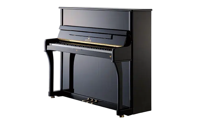 Pianos droits acoustiques Johannes Seiler 126 Konsole Noir