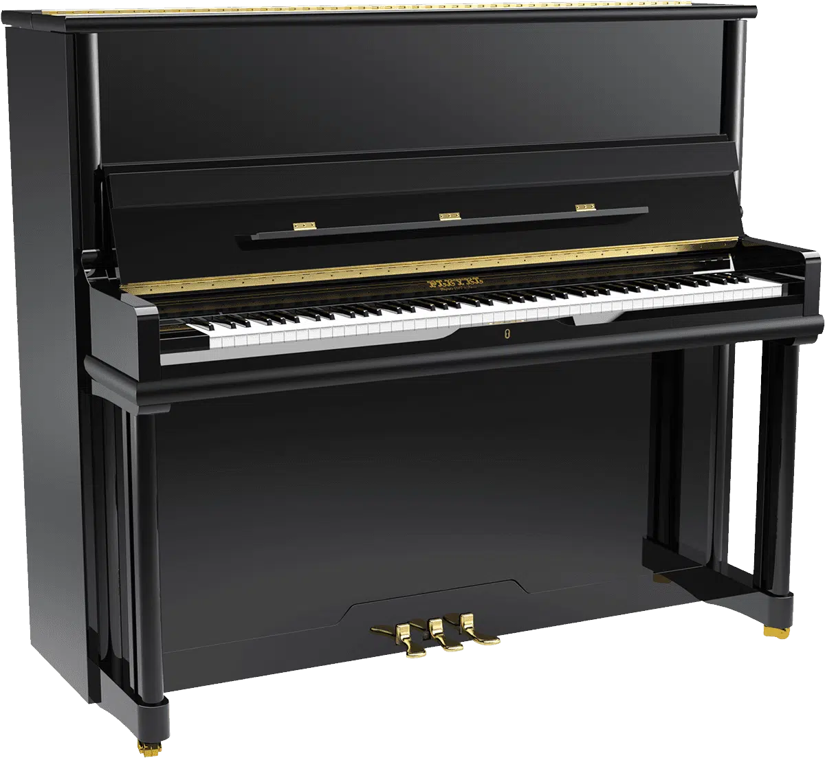 Pianos droits acoustiques Pleyel - P 131 Noir