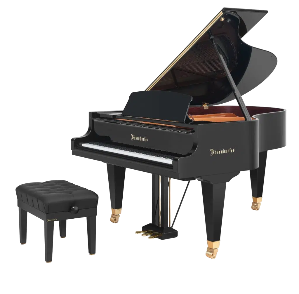 Pianos à queue acoustiques Bösendorfer 185 VC Noir