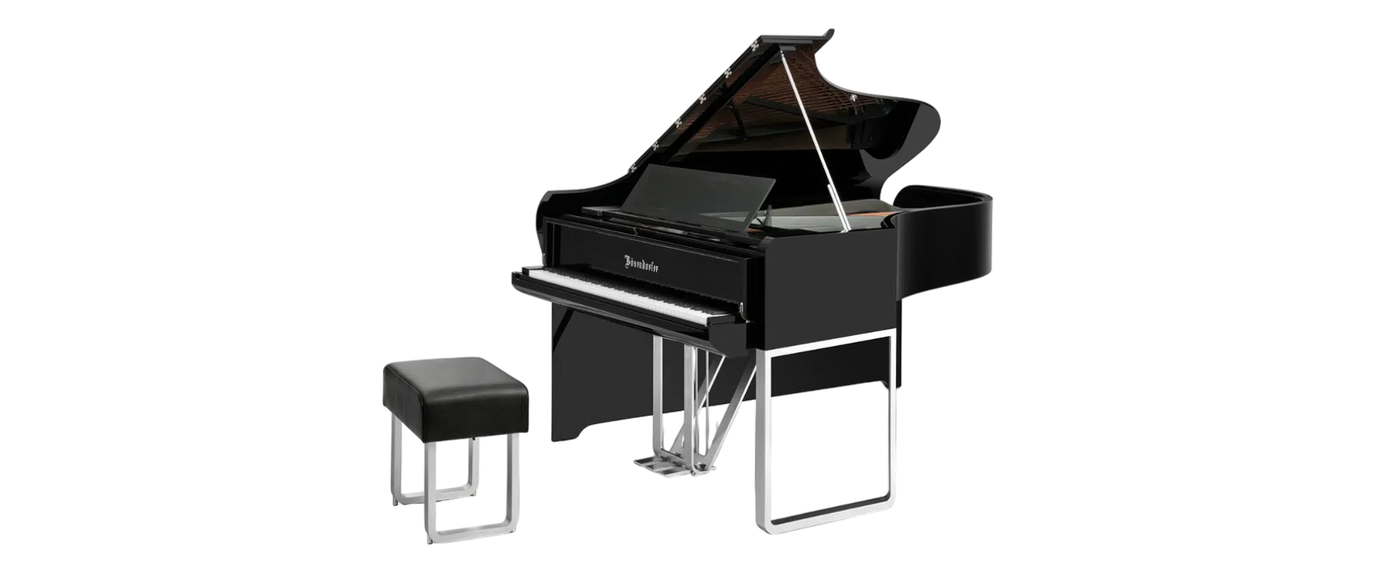 Pianos à queue acoustiques Bösendorfer 214 VC Audi Design Noir