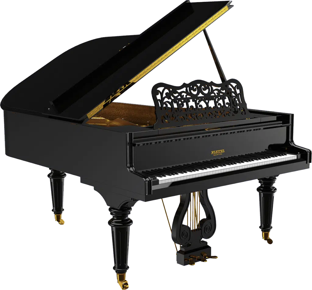 Pianos à queue acoustiques Pleyel P 190 Opera Noir