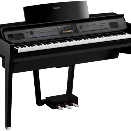 Pianos numériques arrangeurs Yamaha - CVP 909 PE Noir